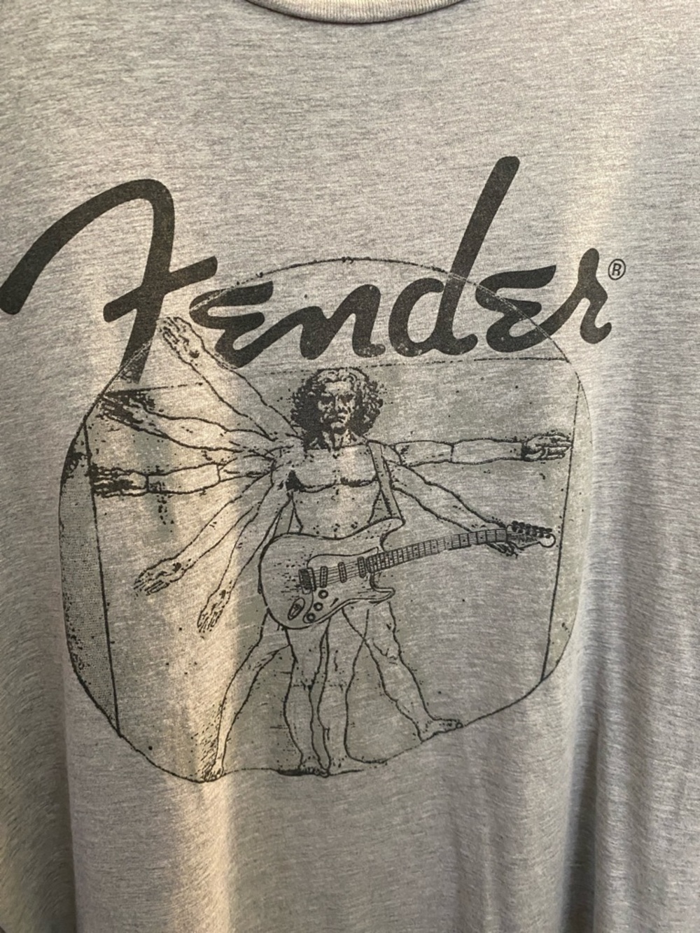 Fender Light Gray Graphic Short Sleeve Tee - Picture 2 of 3